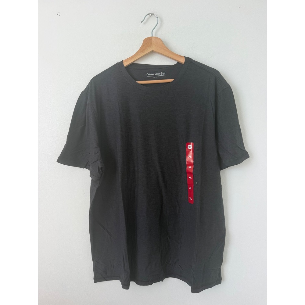 Outdoor Voices Men's Black Short Sleeve Shirt – XL – NWT